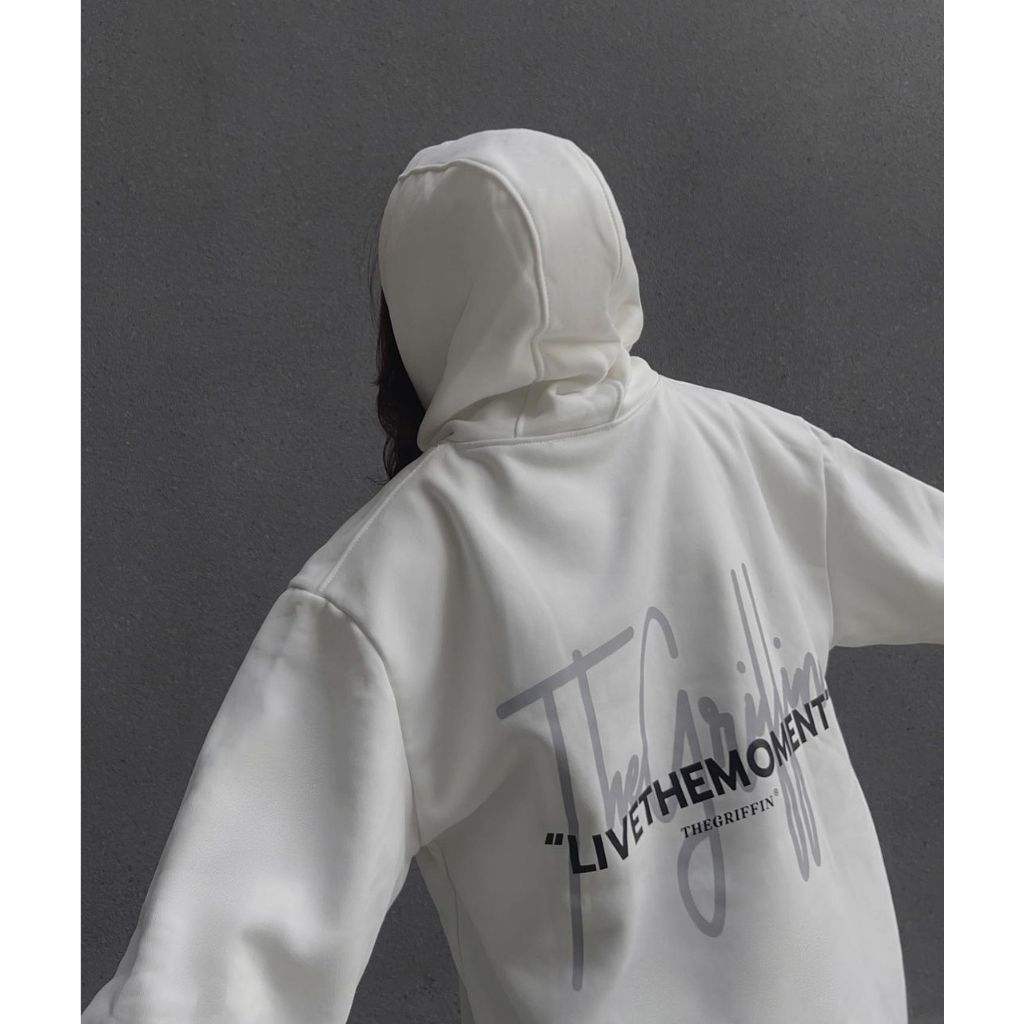 Áo hoodie form rộng chất liệu nỉ bông họa tiết in chữ  DEFINE LIVE THE MOMENT nam nữ mặc đều đẹp | BigBuy360 - bigbuy360.vn