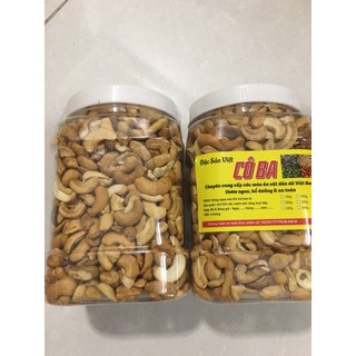 1KG HẠT ĐIỀU RANG MUỐI LOẠI VỠ - BỂ ( còn vỏ lụa )