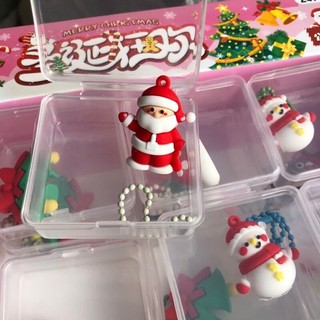 Khay 24 hộp móc khóa ông già noel siêu đẹp