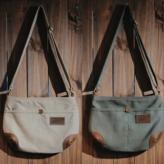  Túi đeo chéo New Sacoche Premium Canvas x Leather - Olderister 