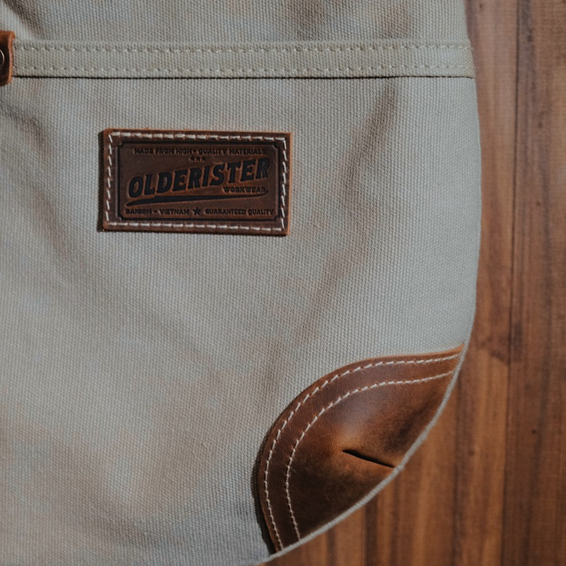 Túi đeo chéo New Sacoche Premium Canvas x Leather - Olderister