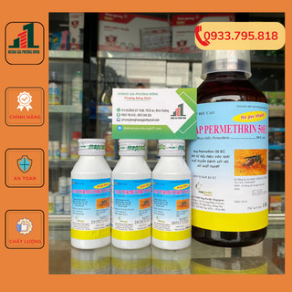 Thuốc diệt muỗi Map Permethrin 50EC 100ml - chai thuốc diệt muỗi, tẩm mùng