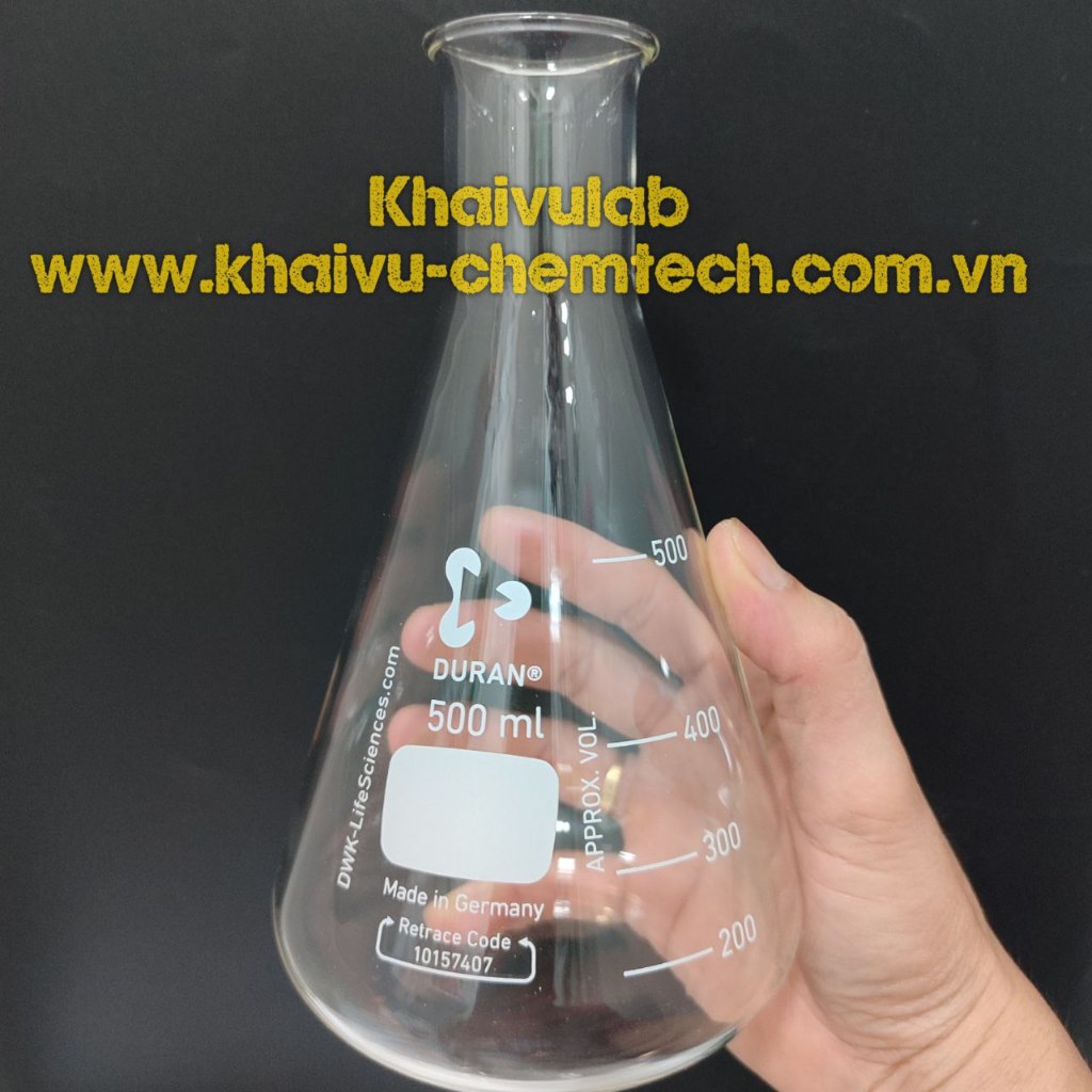 Bình tam giác thủy tinh chịu nhiệt