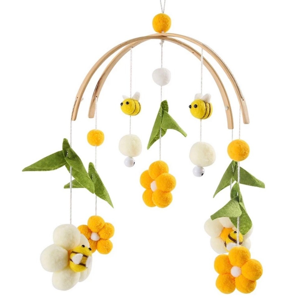 Đồ chơi treo nôi cũi cho bé COCOBEE nhiều màu rực rỡ giúp tăng kích thích thị giác