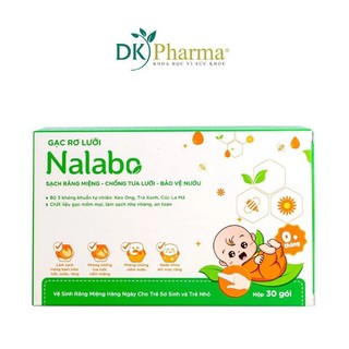 Combo 2 hộp Gạc rơ lưỡi Nalabo / Elemis vệ sinh răng miệng cho bé