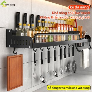 Kệ để đồ nhà bếp kwai - giá cài dao,kéo - đồ dùng nhà bếp đa năng - tặng keo dán cường