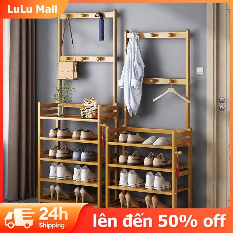 LuLu Kệ Giày Cao Cấp Treo Quần Áo, Nón, Túi Xách, Để Giày Dép