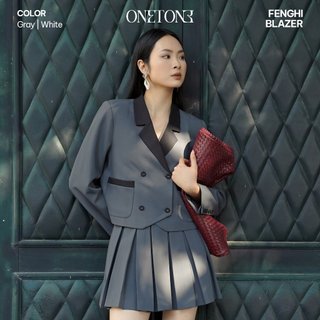 Áo blazer nữ Onetone dáng lửng dài tay Fenghi