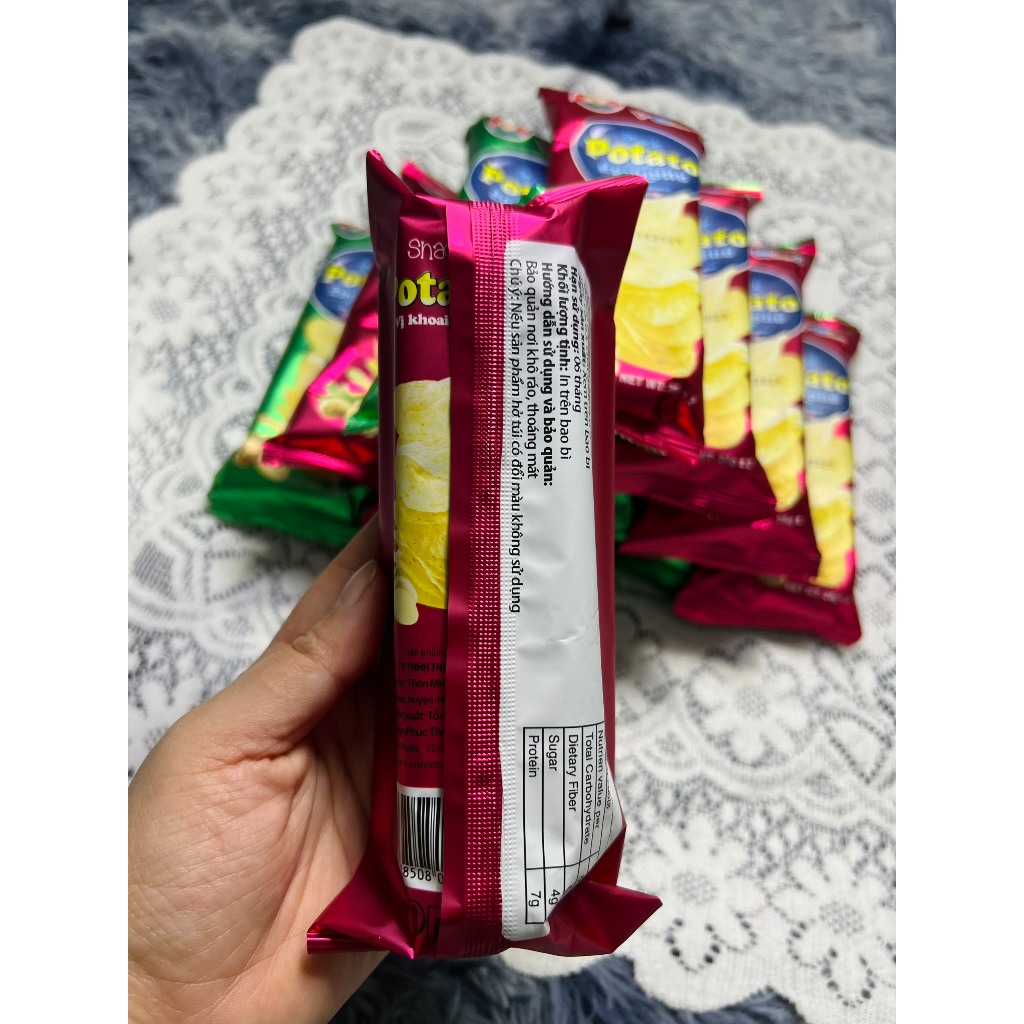 Bán sỉ Snack khoai tây potato vela bịch 30 gói giòn ngon hấp dẫn, đồ ăn vặt giá rẻ nhất thị trường