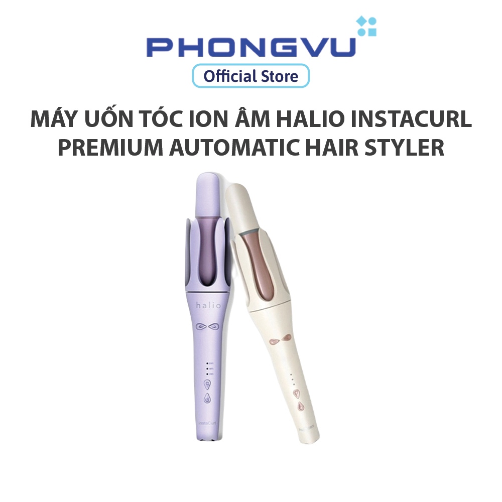 Máy uốn tóc tự xoay ion âm Halio instaCurl Premium Automatic Hair Styler - Bảo hành 12 tháng
