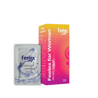 Bộ sản phẩm gel bôi trơn quan hệ Feelex for women tăng khoái cảm và hưng phấn cho nữ - 15ml
