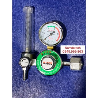 [ Mạ Crom - Chống Gỉ ] Đồng Hồ Khí Argon (NDA101) Có Lớp Lọc Tạp Chất Cho Khí.