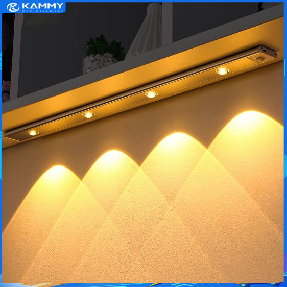 【💡HCM】Đèn LED Trang Trí Cảm Biến Chuyển Động Nhiều Màu Hiệu Ứng Độc Đáo Cảm Ứng Mini Siêu Sáng Phòng Ngủ Nhà Bếp