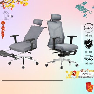 Ghế Xoay Văn Phòng, Ghế Công Thái Học Ergonomic Chống Gù, Có Ngả Lưng 170 Độ, Chân Kim Loại Siêu Bền, Bh 12 Tháng