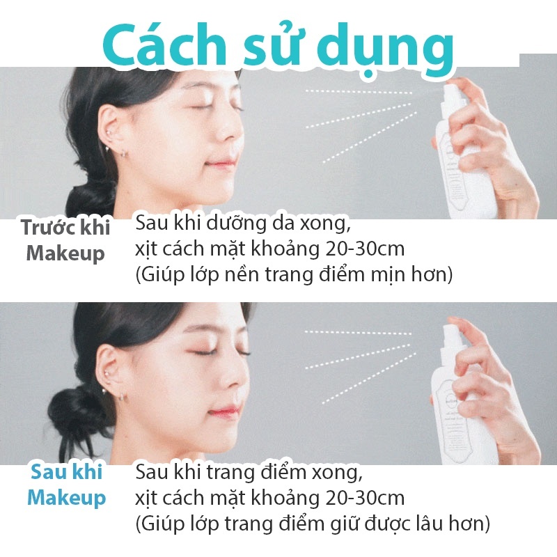 Xịt Khóa Makeup - aetem All Defense Makeup Fixer 150ml