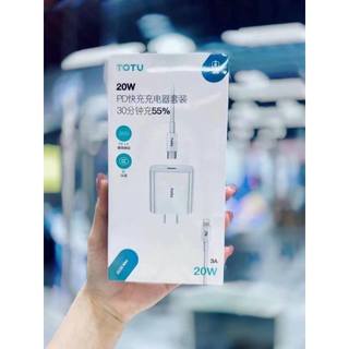 Sạc nhanh pd 20w, bộ sạc nhanh totu zc32 max, chip điều chỉnh dòng thông minh, chống quá tải - sạc nhanh 20w
