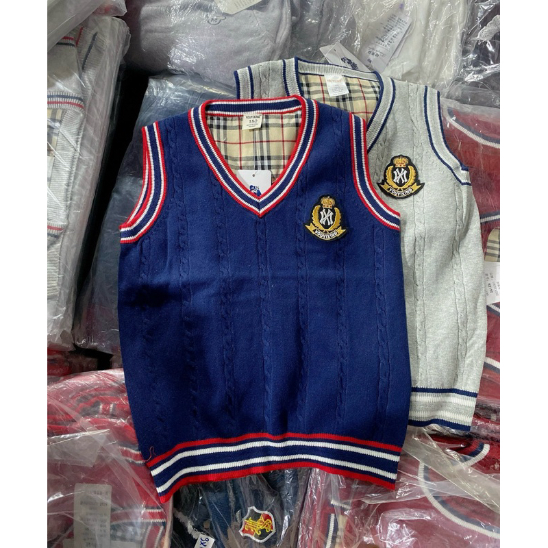 Áo gile len cho bé trai (size đại)