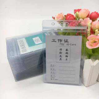   GIÁ SỈ  HỘP 50 CÁI BAO ĐỰNG THẺ 107,108.207.208.303.304,A6..THẺ ĐEO NHÂN VIÊN HỌC SINH PLASTIC CHỐNG NƯỚC CÁC C 