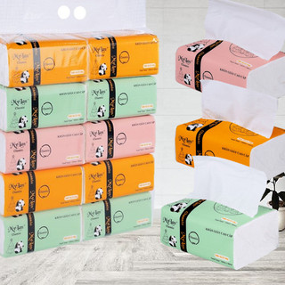 [MUA 12 TẶNG 1 KHẮN ƯỚT] GIẤY LAU BÁT, LAU MIỆNG GẤU TRÚC (GIẤY TRẮNG MYLAN - VÀNG ĐÀI NHẬP).