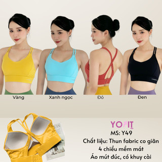 Áo bra thể thao mút đúc liền chắc chắn Yofit Sport - Y49