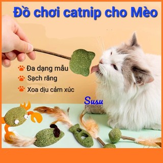 Đồ chơi Catnip Bạc Hà cho Mèo gặm sạch răng thơm miệng