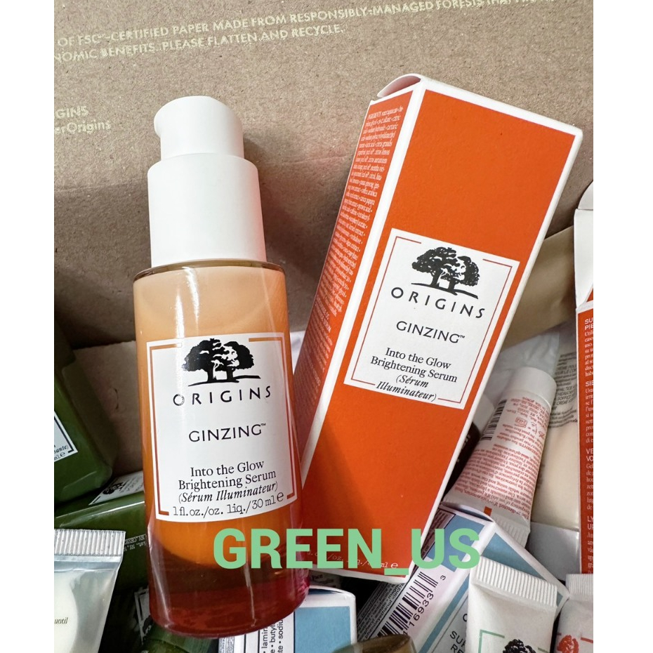 Tinh chất dưỡng trắng da Origins Ginzing Inton The Glow Brightening Serum