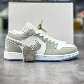 Giày Air Jordan 1 Low White Wolf Grey High Quality Fullbox