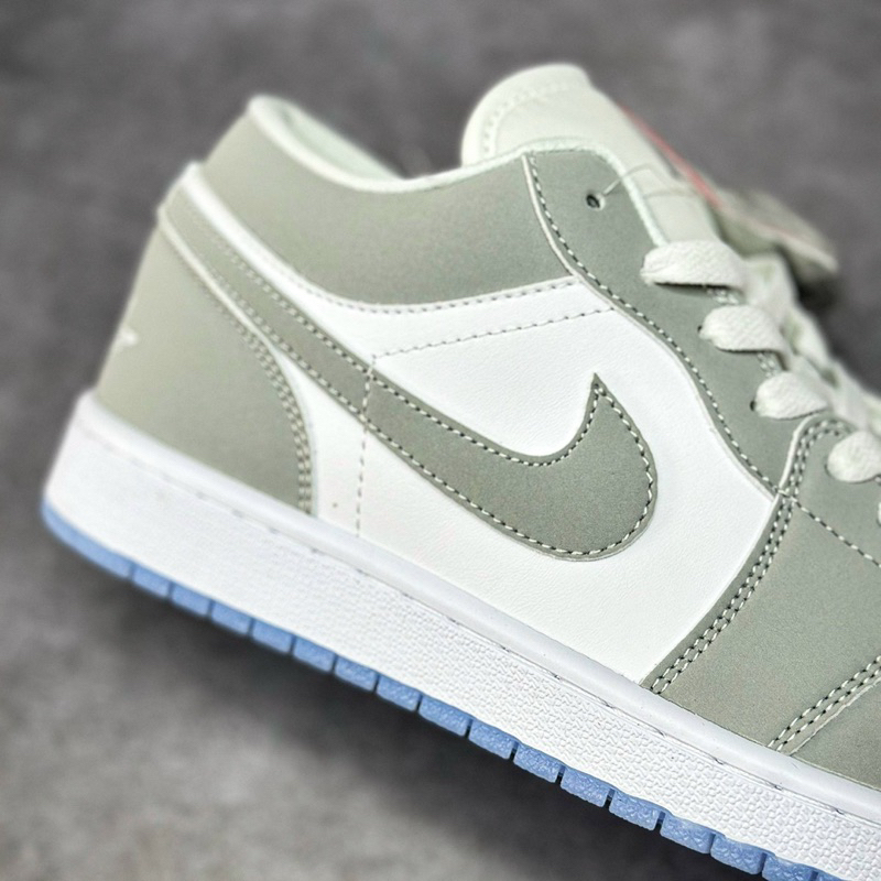 Giày Air Jordan 1 Low White Wolf Grey High Quality Fullbox