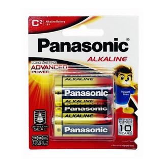 Pin Trung Panasonic alkaline LR14T Vỉ 2 Viên Chính Hãng