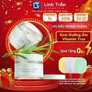 Kem dưỡng ẩm Vitamin Tree Water Gel, kem dưỡng phục hồi da, kiểm soát dầu cho da dầu mụn chính hãng