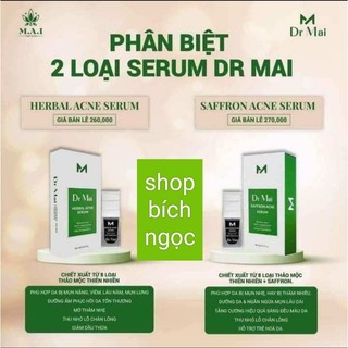 Serum mụn thảo dược dr thảo mộc mai. ngăn ngừa mọi loại mụn sạch mụn
