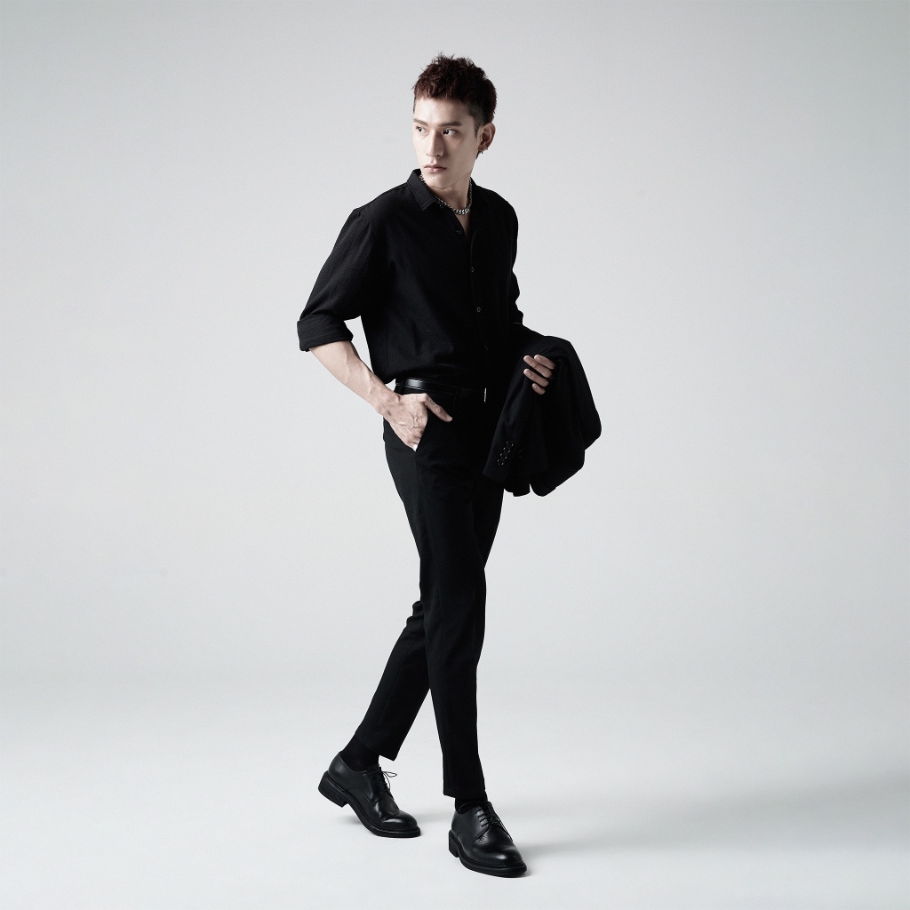 Giày Derby Nam TARMOR Da Thật Màu Đen Mũi Tròn Derby Shoes In Black Leather