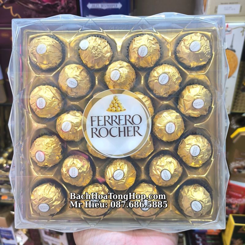[Hỏa Tốc] Socola Ferrero Rocher hộp 300g (24 viên)