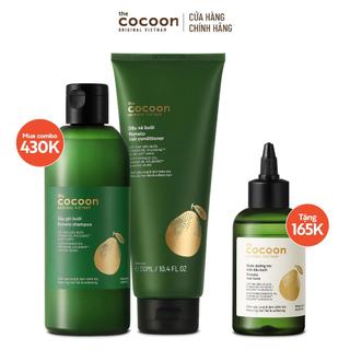 SPECIAL COMBO gội xả bưởi Cocoon tặng 1 nước dưỡng tóc tinh dầu bưởi - Phiên bản nâng cấp Cocoon 140ml