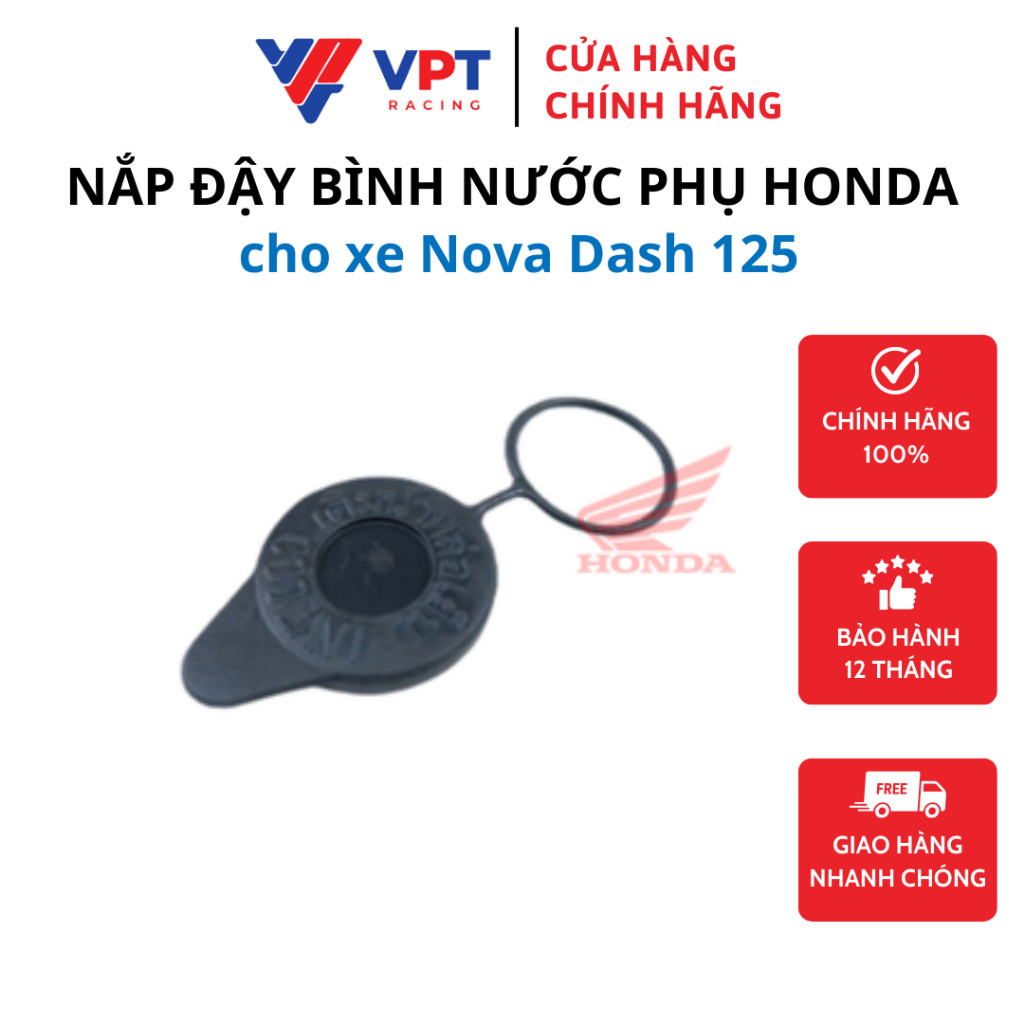 Nắp đậy bình nước phụ Honda cho xe Nova Dash 125
