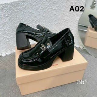 GIÀY LƯỜI OXFORD MIU MIU GIÀY LOLITA BÚP BÊ CAO 7P TREND 2023 (mã F13)