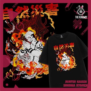 Áo phông Jujutsu Kaisen - Sukuna Ryomen Cotton 100% cho Nam/ Nữ by The Runaway
