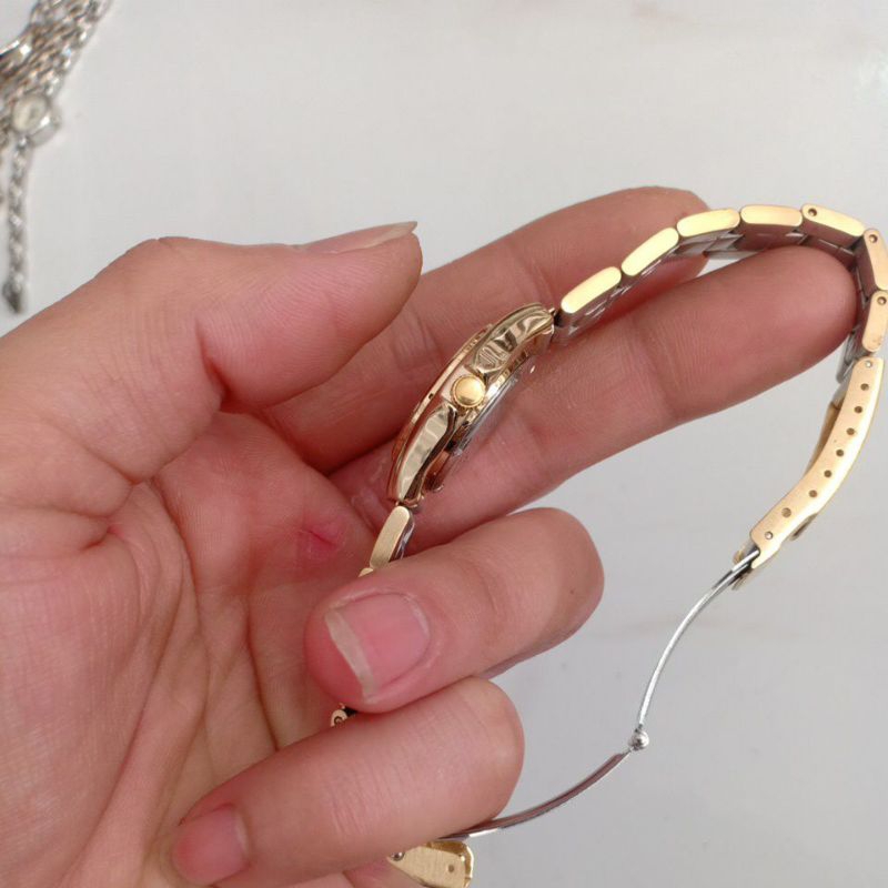 Đồng hồ si nhật nữ hiệu AUDI DIAMOND mạ vàng độ mới cao 95%