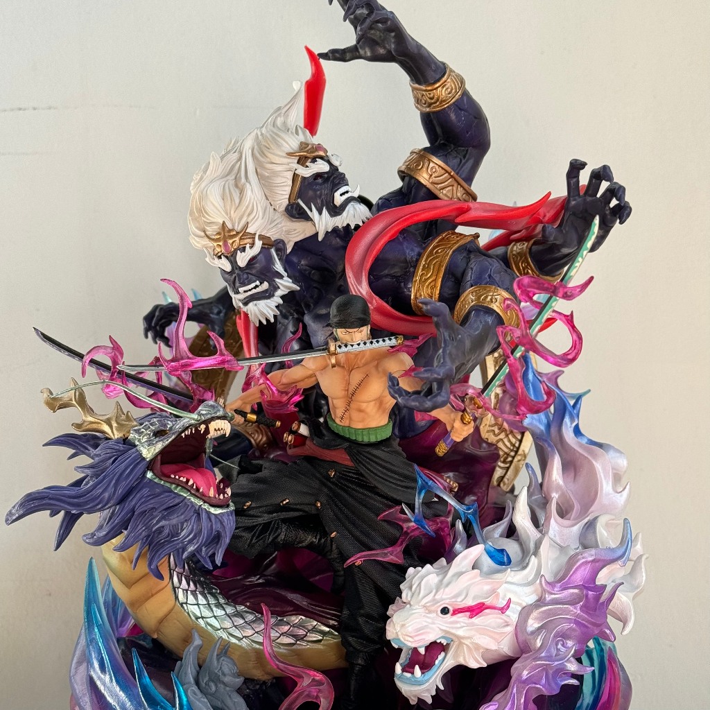 Mô Hình nhân vật Roronoa Zoro Cao 35CM - Zoro LX StudioF1 - Onepiece zoro asura - zoro có led cao 35cm