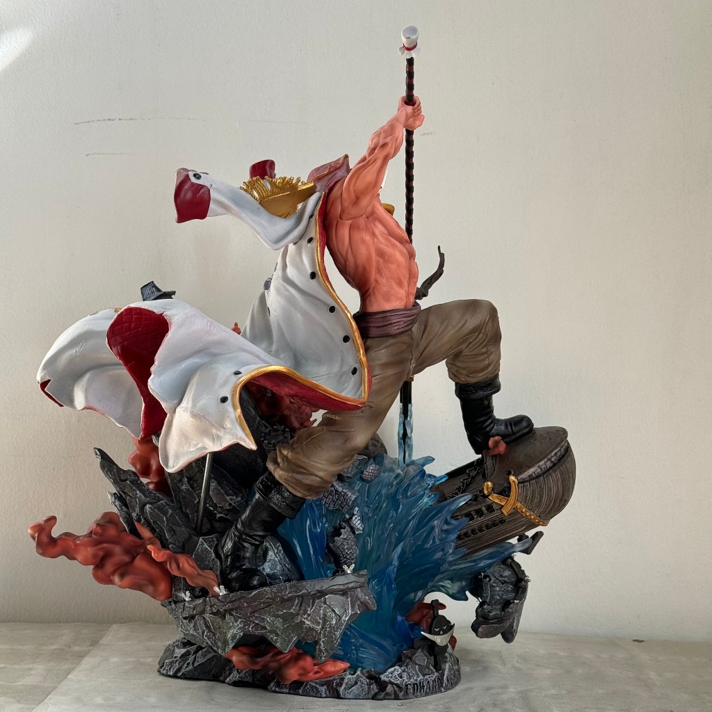 Mô hình nhân vật Râu trắng jimei studioF1 - Edward newgate cao 41cm có LED cực đẹp - One piece râu trắng