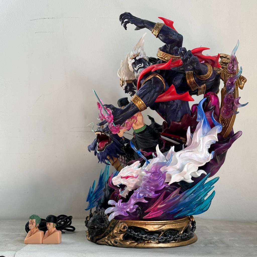 Mô Hình nhân vật Roronoa Zoro Cao 35CM - Zoro LX StudioF1 - Onepiece zoro asura - zoro có led cao 35cm