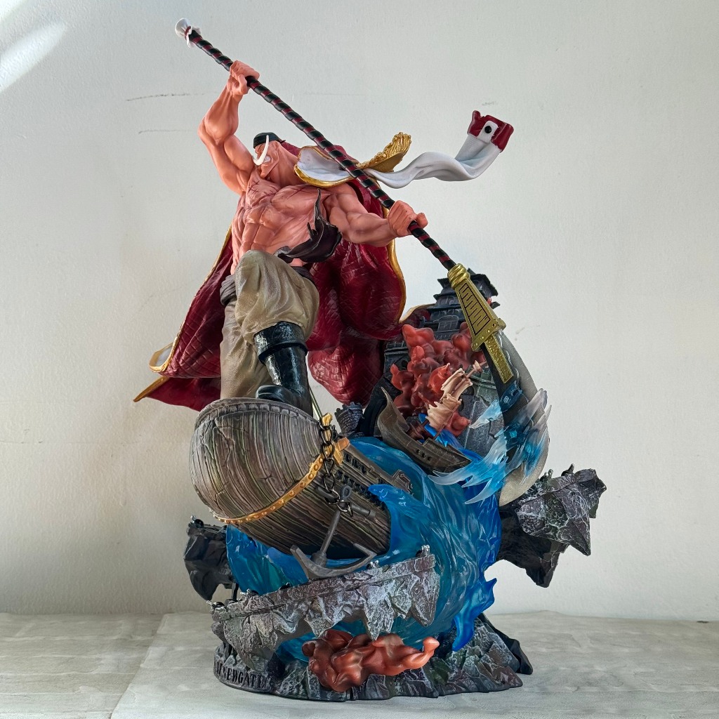 Mô hình nhân vật Râu trắng jimei studioF1 - Edward newgate cao 41cm có LED cực đẹp - One piece râu trắng