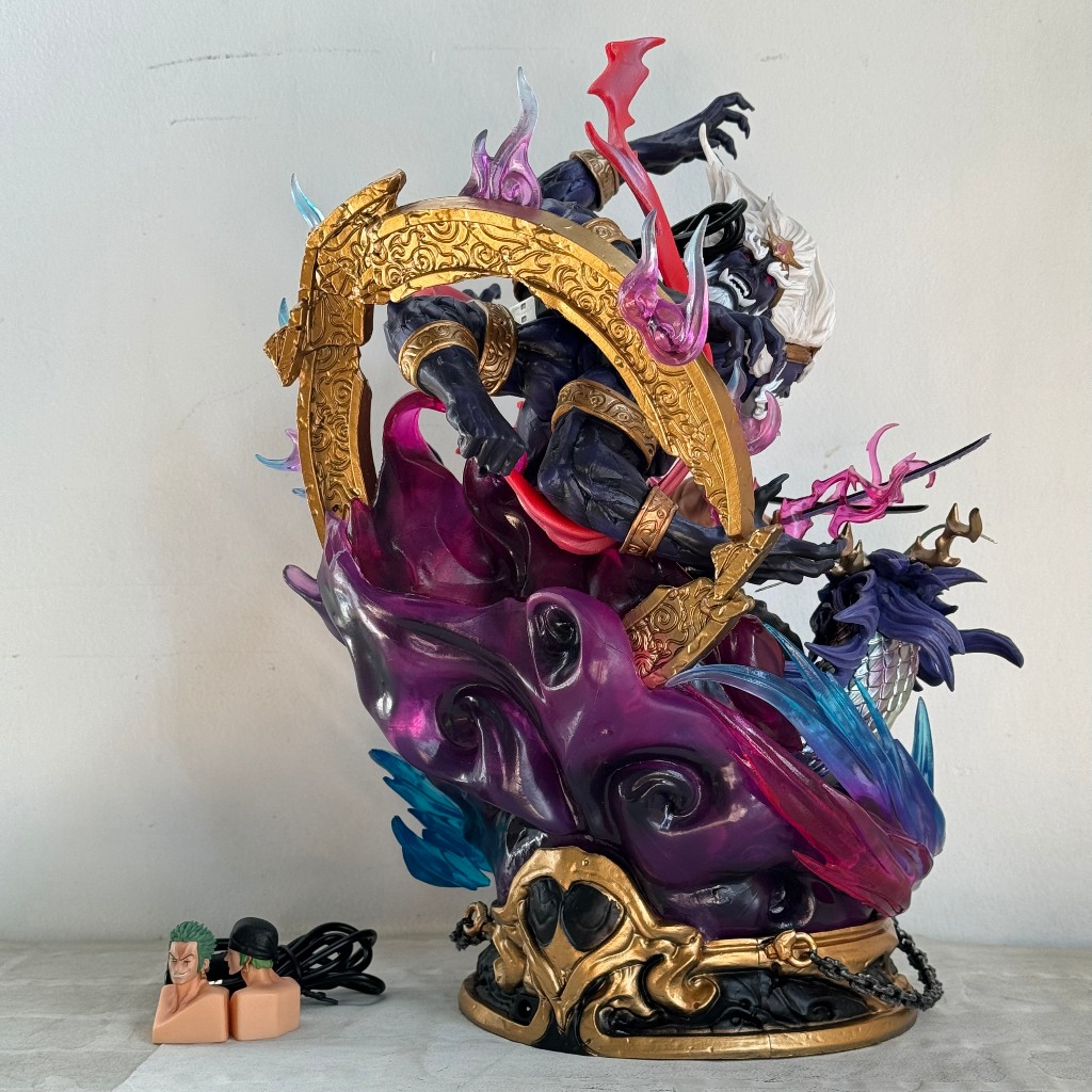 Mô Hình nhân vật Roronoa Zoro Cao 35CM - Zoro LX StudioF1 - Onepiece zoro asura - zoro có led cao 35cm