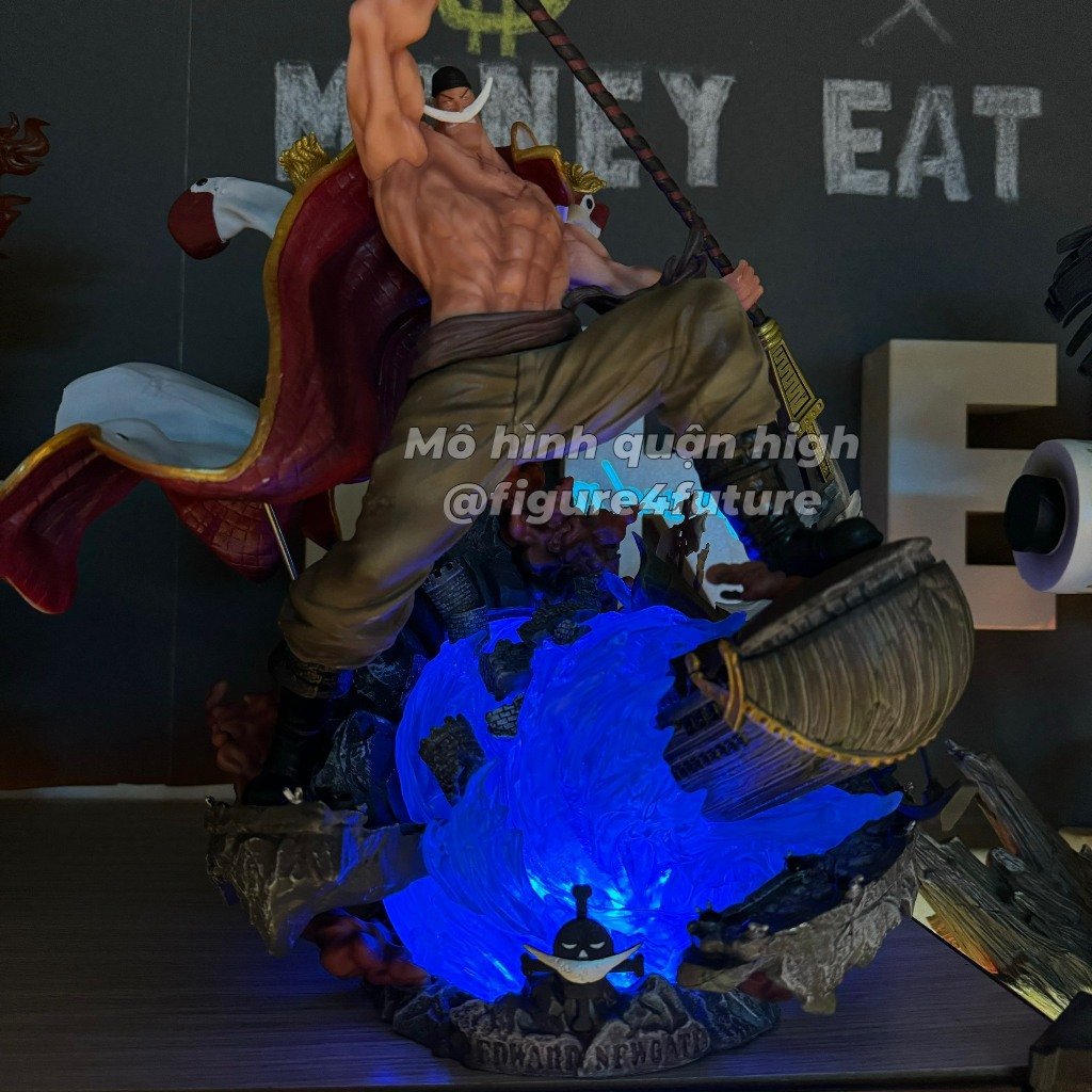 Mô hình nhân vật Râu trắng jimei studioF1 - Edward newgate cao 41cm có LED cực đẹp - One piece râu trắng