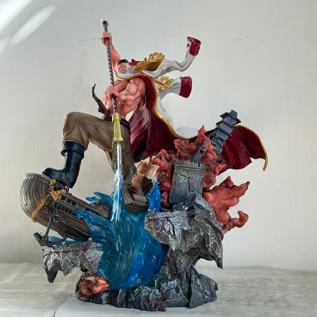 Mô hình nhân vật Râu trắng jimei studioF1 - Edward newgate cao 41cm có LED cực đẹp - One piece râu trắng