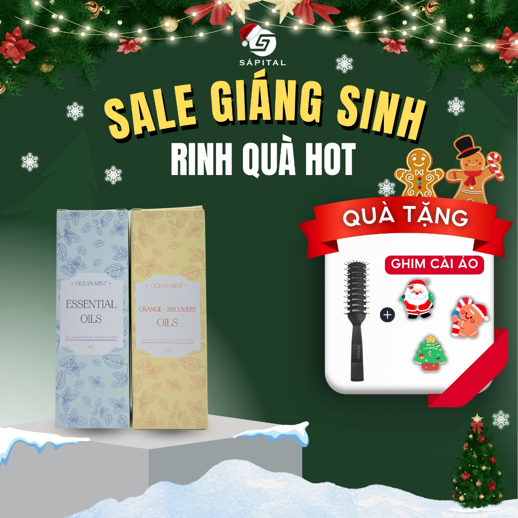 Tinh Dầu Dưỡng Tóc Nam OCEAN MINT Phục Hồi Tóc Hư Tổn