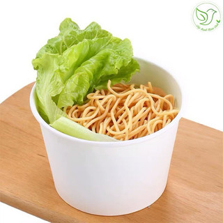 Set 100 tô giấy 500ml kèm nắp PP