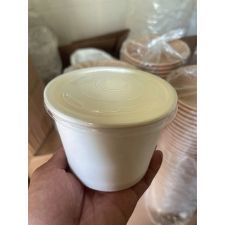 Set 100 tô giấy 500ml kèm nắp PP