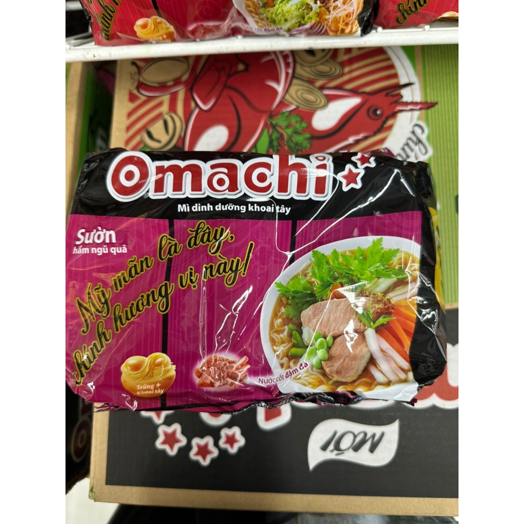 Bịch 5 gói mì Omachi