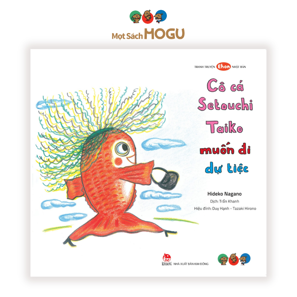 Tranh truyện - Phát triển quan sát cho bé từ 3 tuổi - Cô Cá Setouchi Taiko Muốn Đi Dự Tiệc (Sách Ehon)
